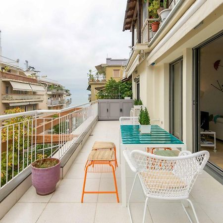 Stylish 3-Bedroom Apartment & Terrace Θεσσαλονίκη Εξωτερικό φωτογραφία