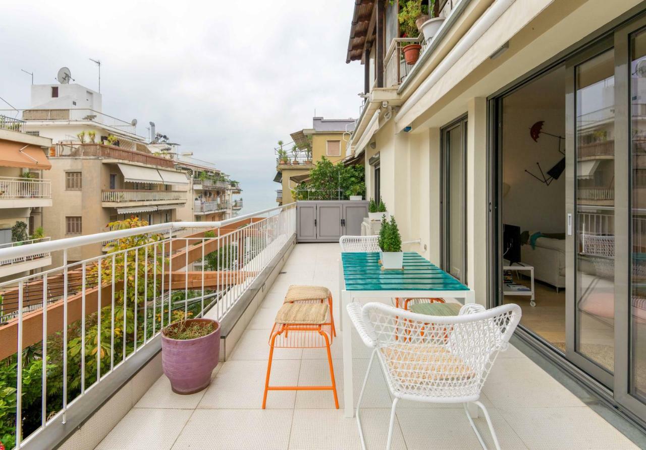 Stylish 3-Bedroom Apartment & Terrace Θεσσαλονίκη Εξωτερικό φωτογραφία